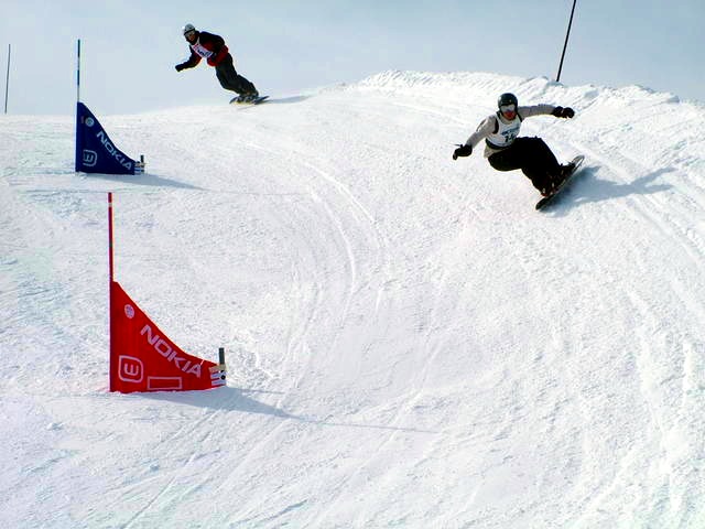 snowboarding