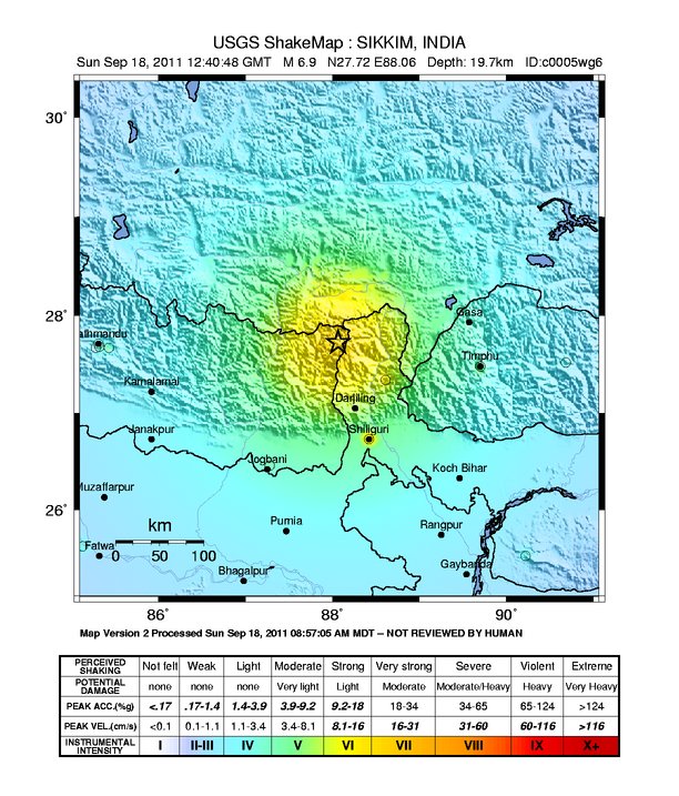 2011 Sikkim earthquake