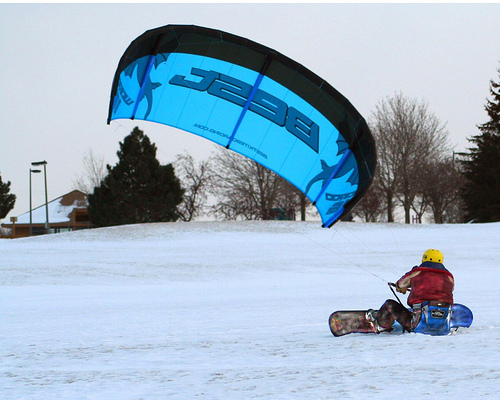 snowkiting