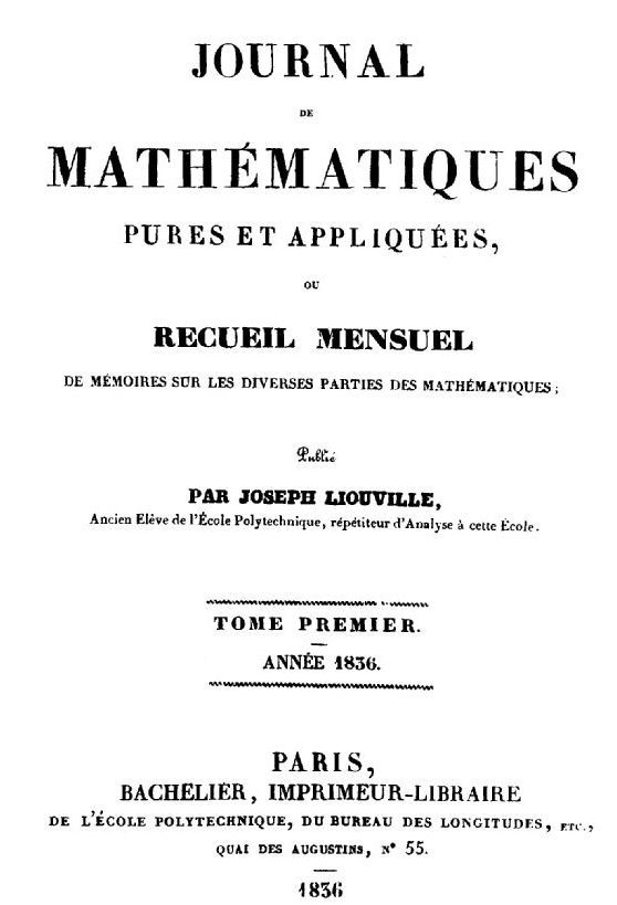 Journal de Mathematiques Pures et Appliquees