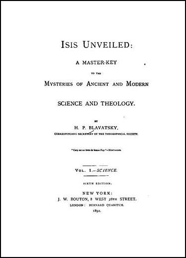 Isis Unveiled