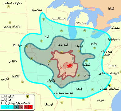 isoseismal map
