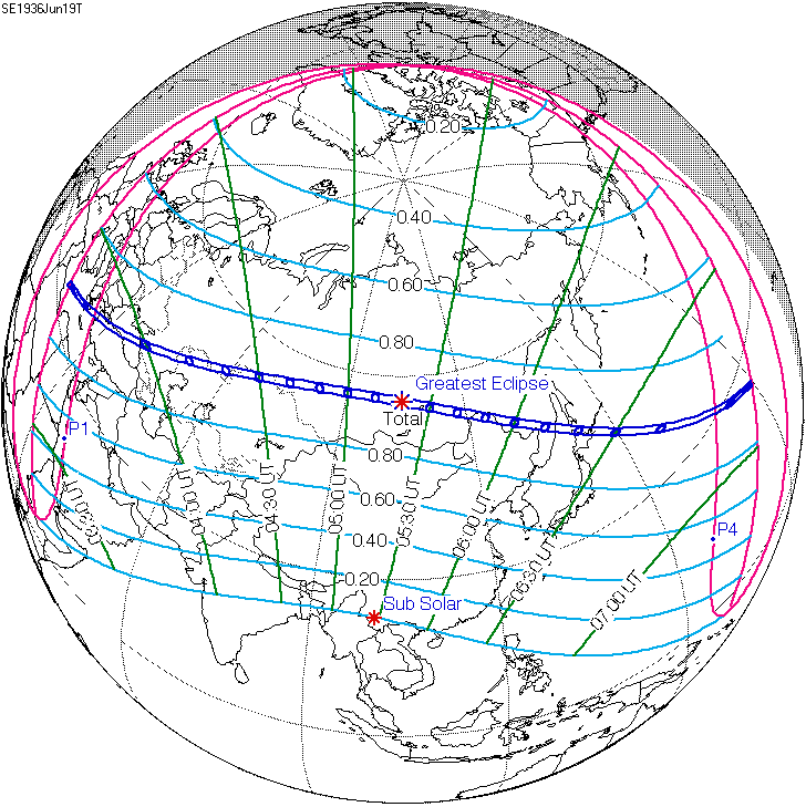 solar eclipse of June 19, 1936