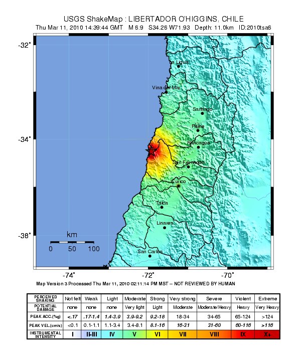 2010 Pichilemu earthquakes