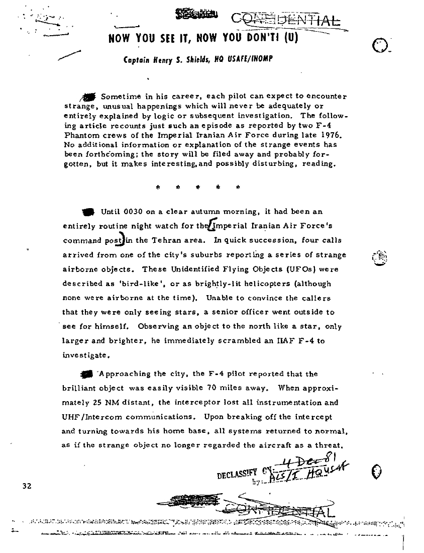 1976 Tehran UFO incident
