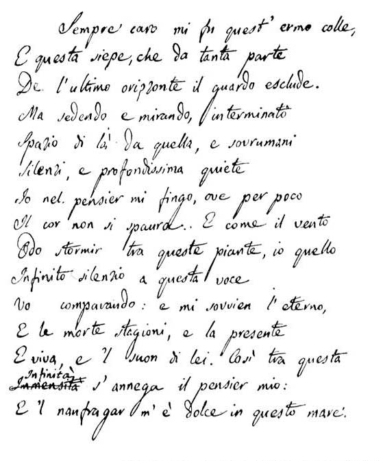 L'Infinito