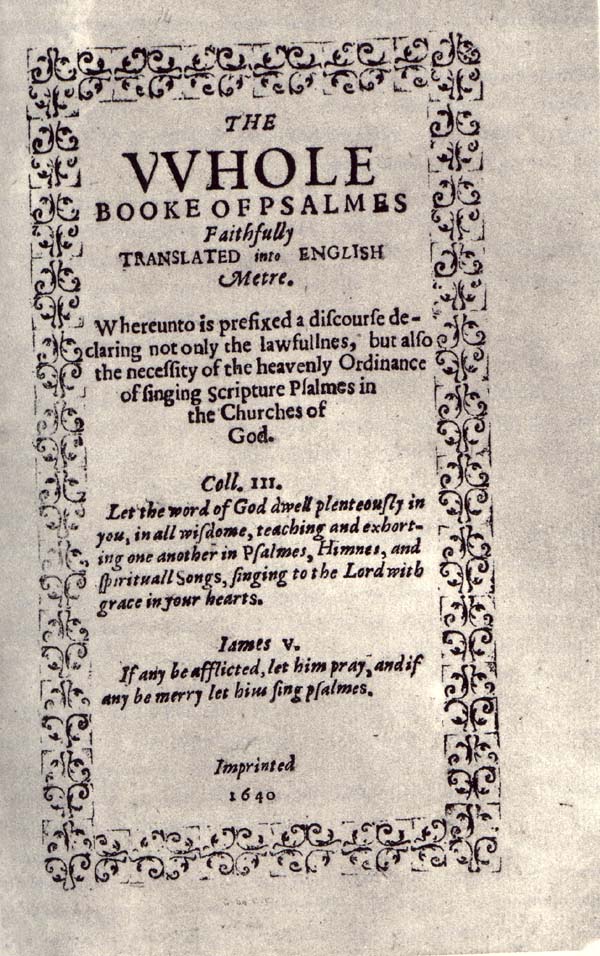 Bay Psalm Book