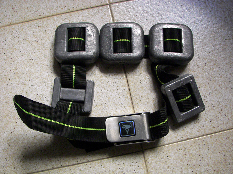 diving weighting system