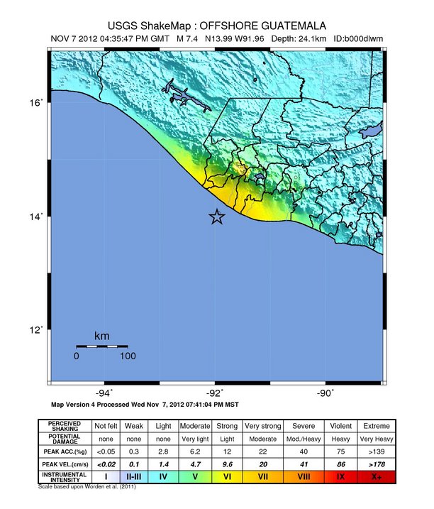 2012 Guatemala earthquake
