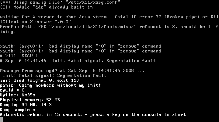 kernel panic