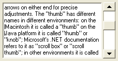 scrollbar
