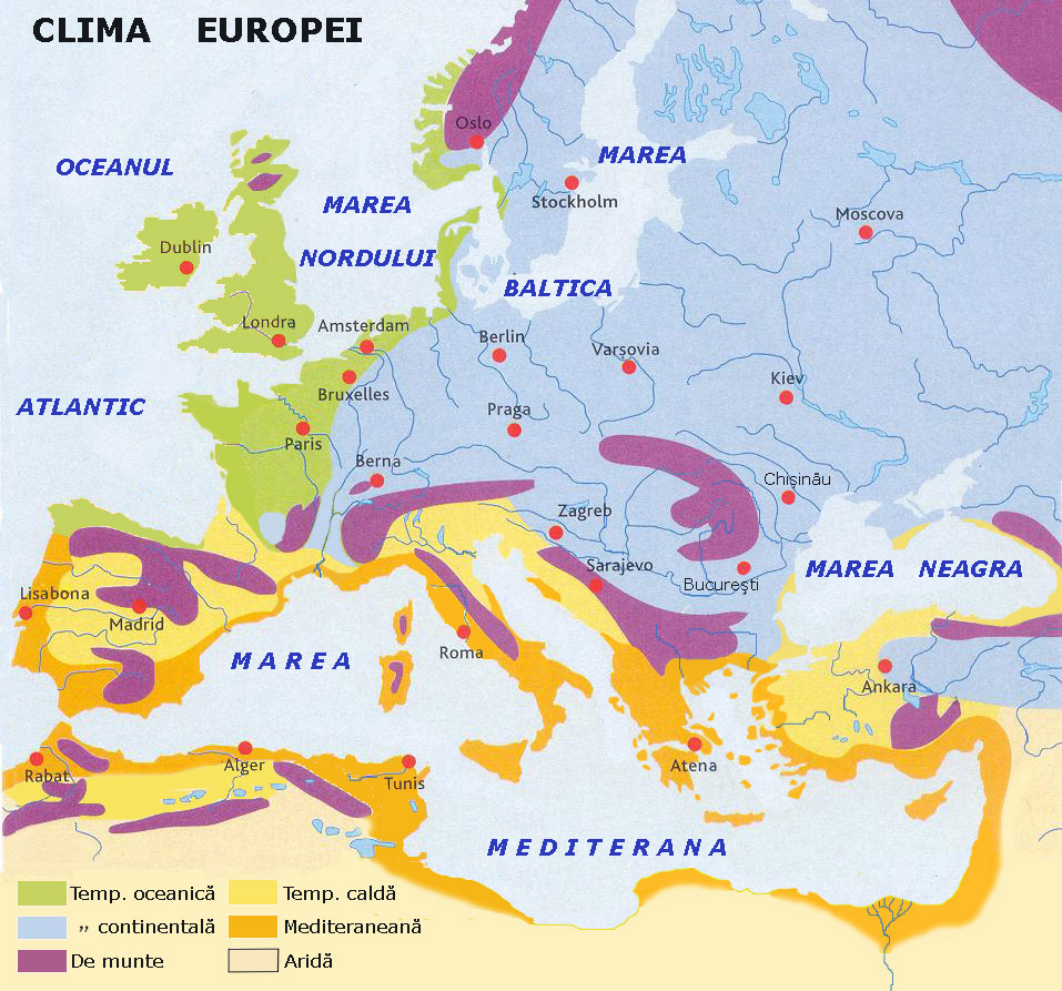 climate of Europe