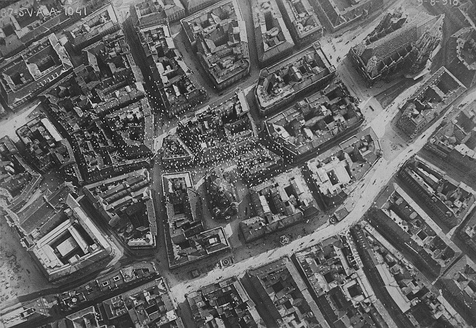Flight over Vienna