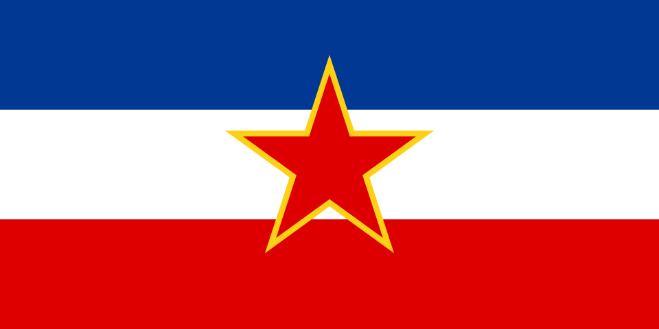 flag of Yugoslavia (socialist and democracy eras)
