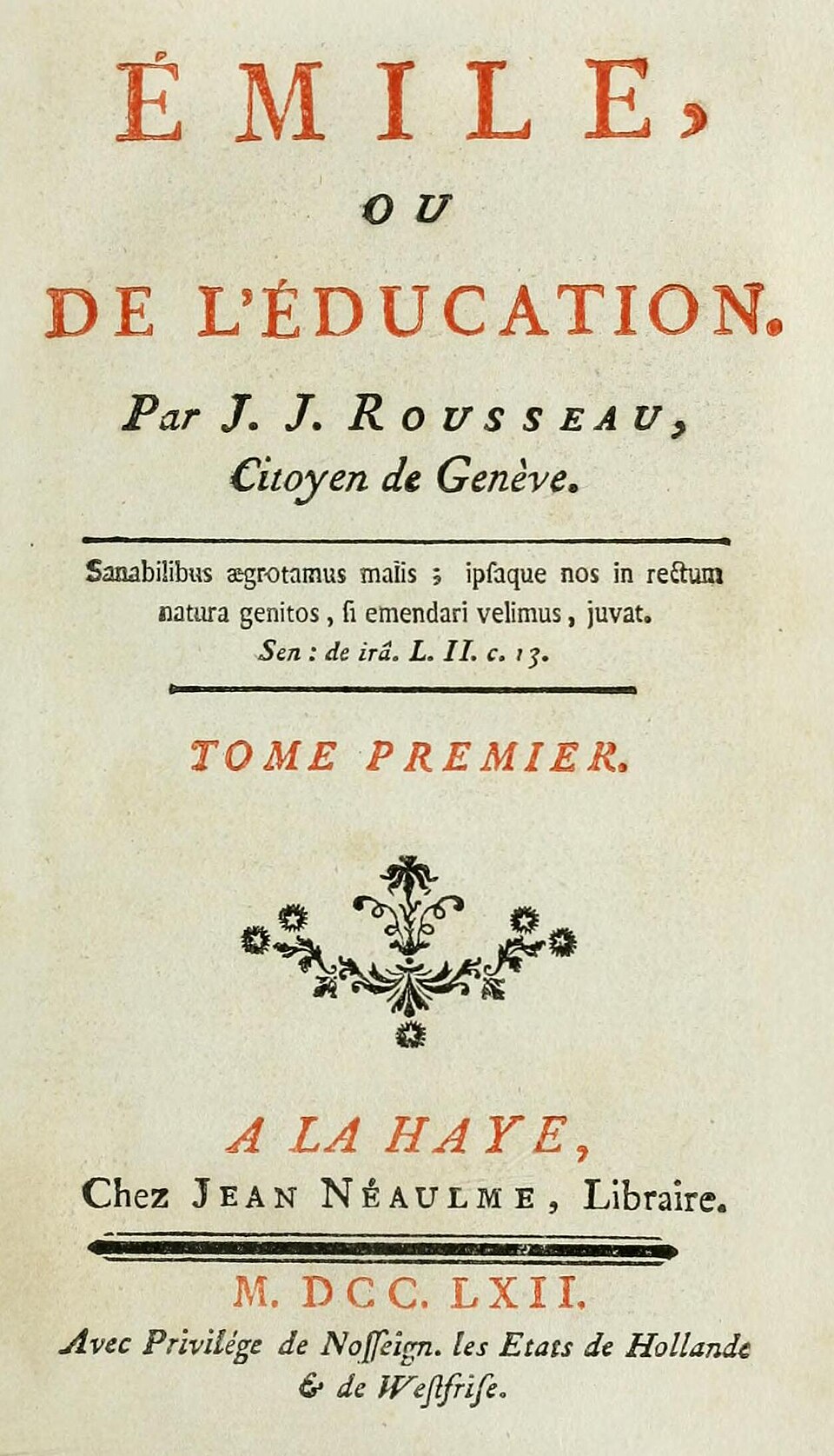 Emile, or On Education