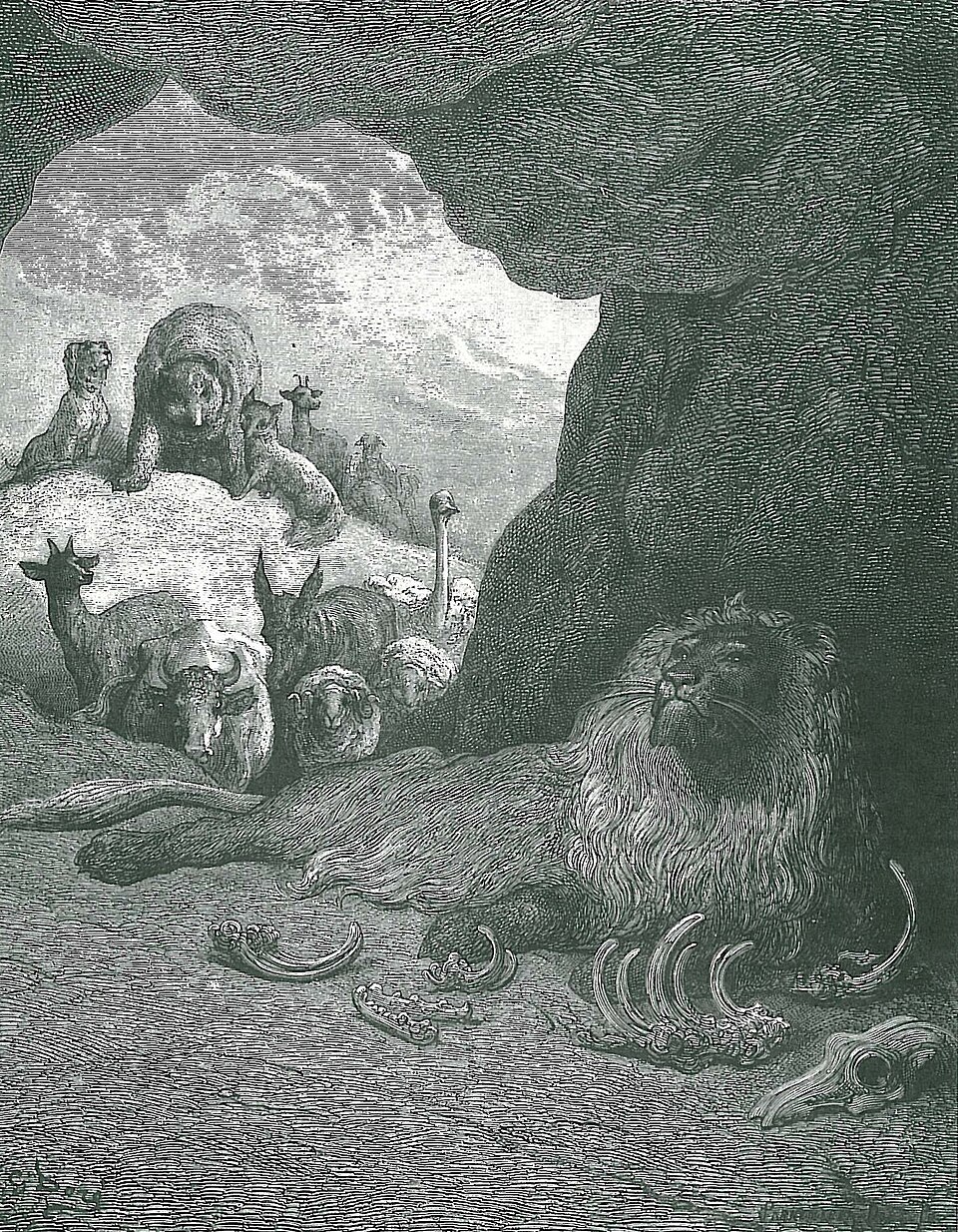 The Fox and the Sick Lion