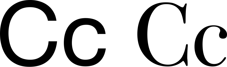 C/c