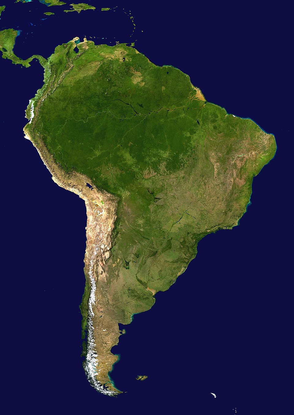 geography of South America