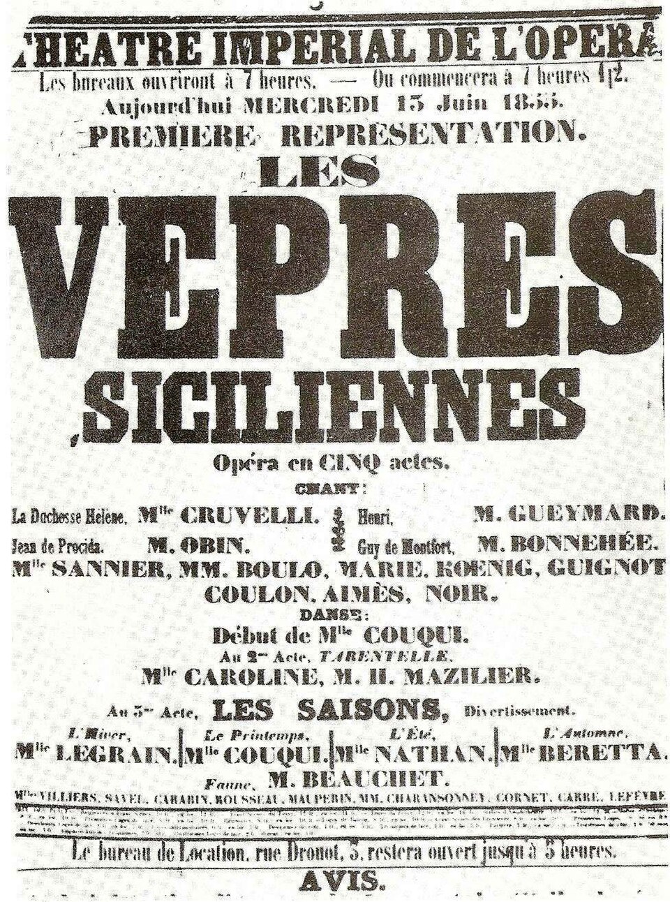 Les vêpres siciliennes