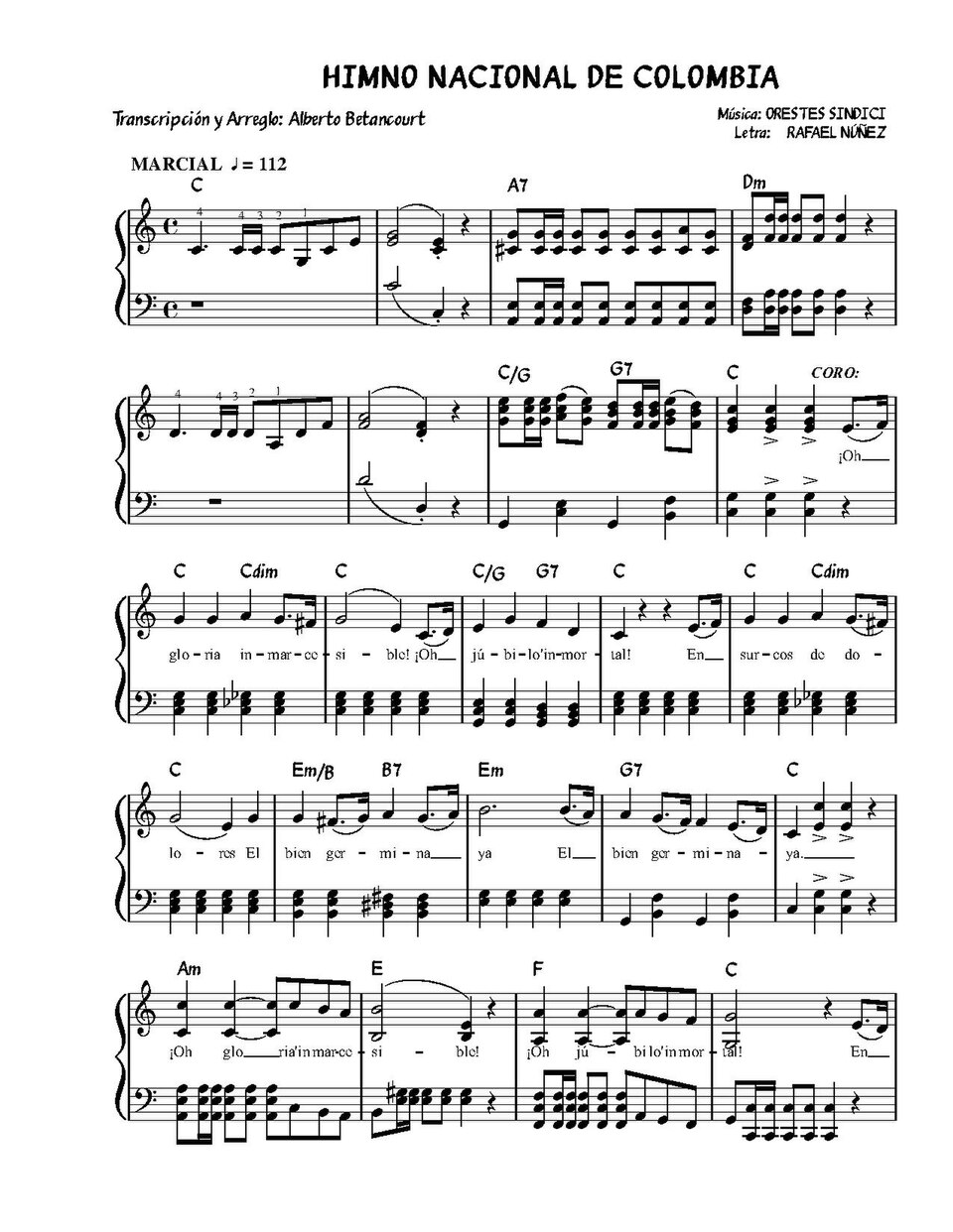 National Anthem of Colombia