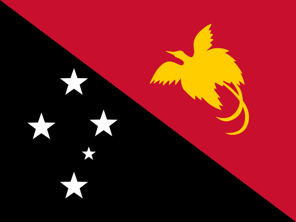 flag of Papua New Guinea
