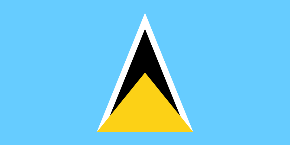 flag of Saint Lucia